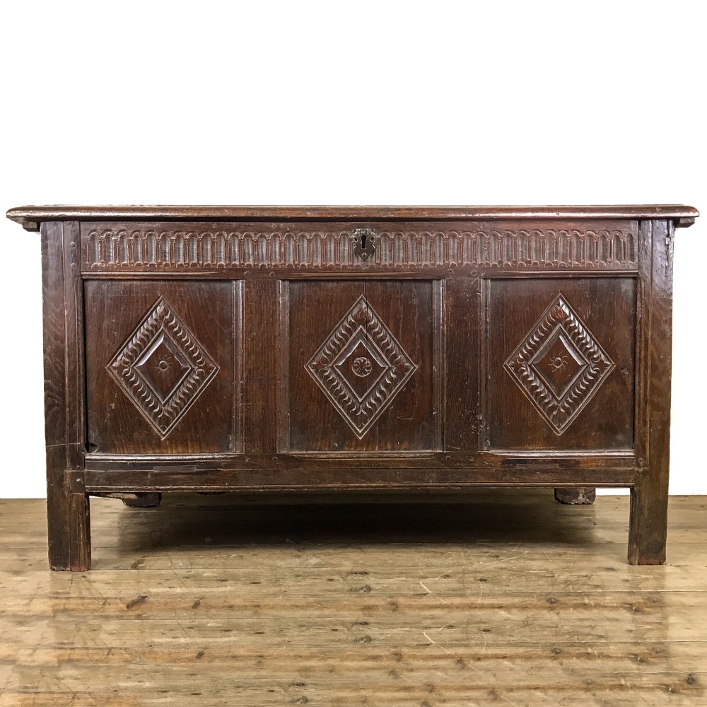 Antique 18th Century Oak Coffer