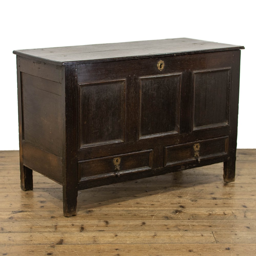 18th Century Antique Oak Mule Chest
