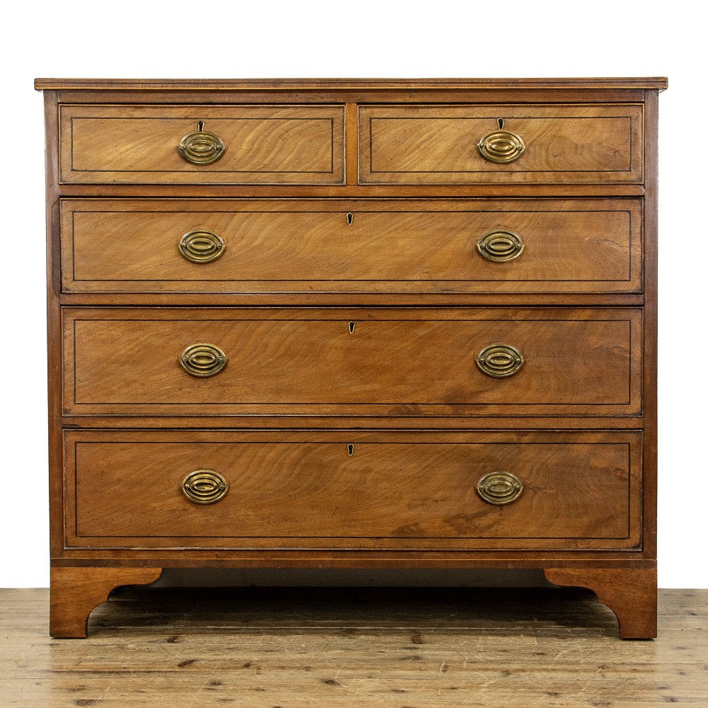 Georgian Antique Mahogany Chest of Drawers
