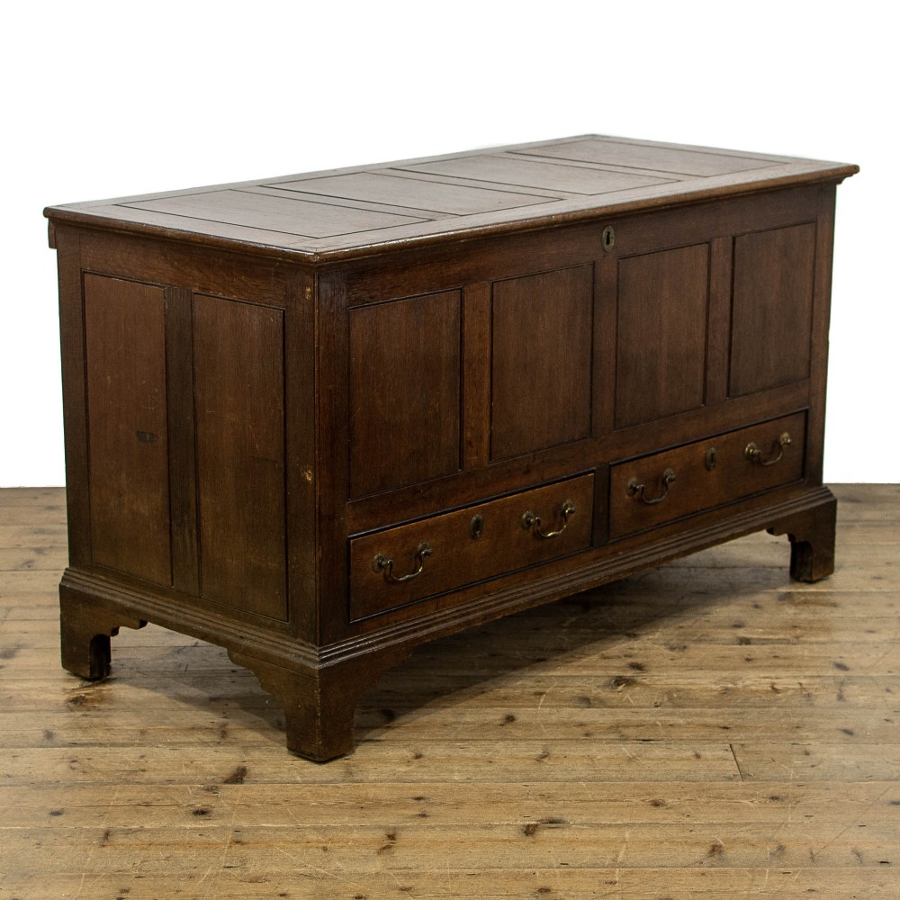 Georgian Antique Oak Mule Chest