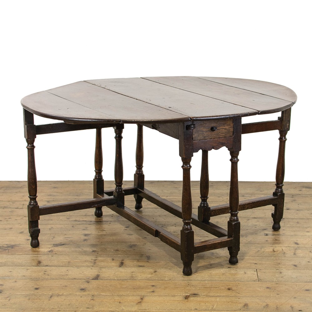 Georgian Antique Oak Gateleg Table