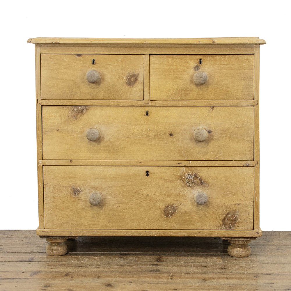 Small Antique Pine Chest of Drawers