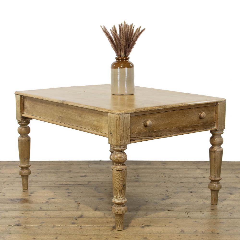 Victorian Antique Scrubbed Pine Kitchen Table