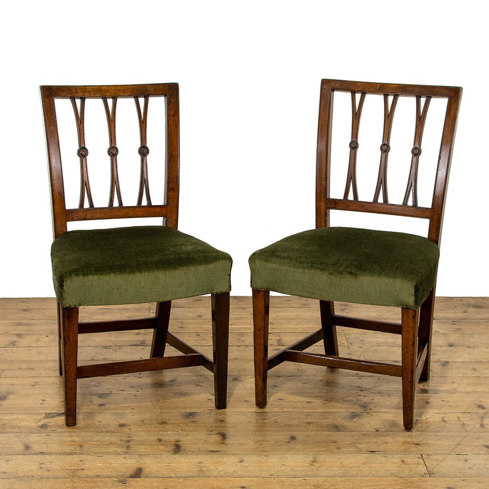 Pair of Antique Mahogany Chairs