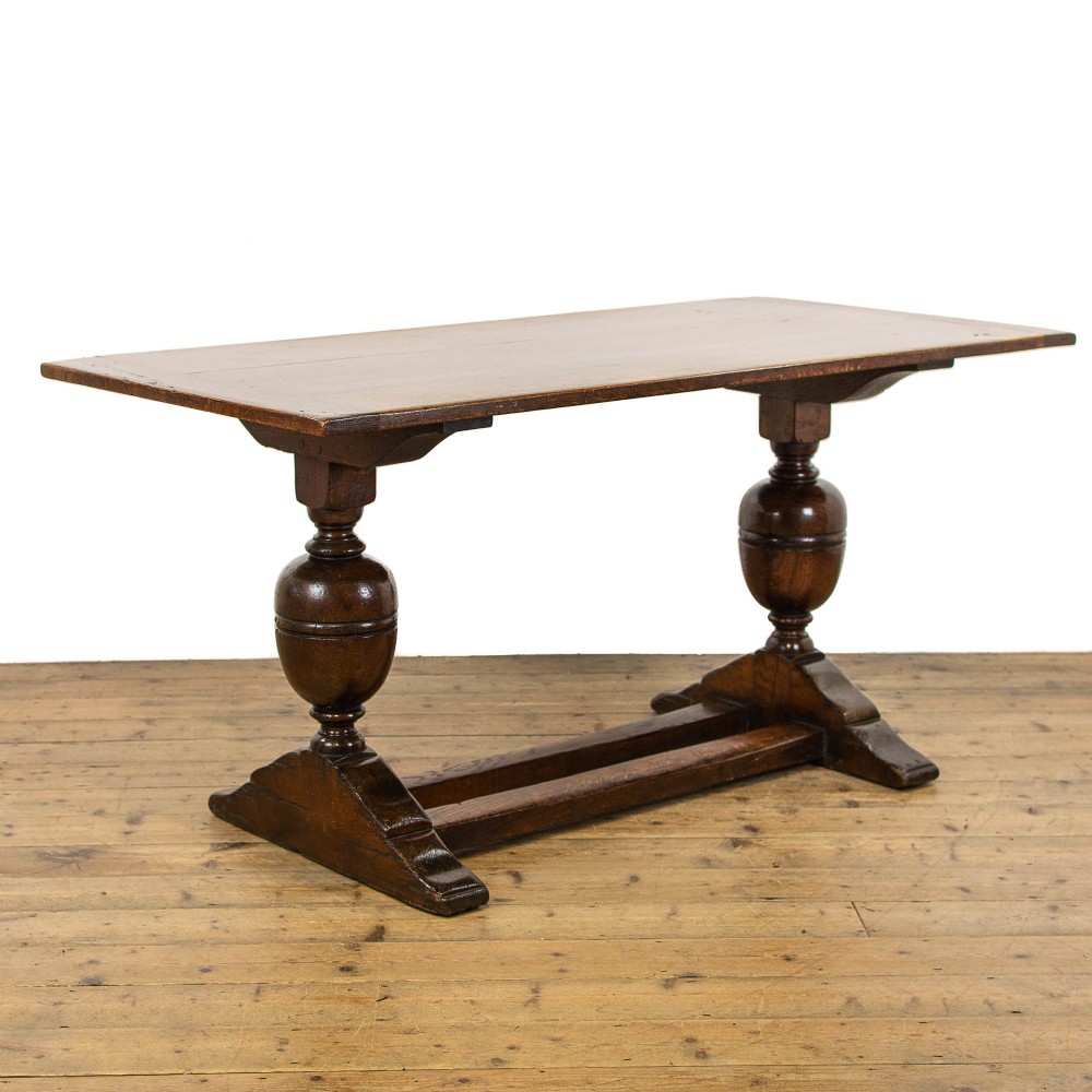 Antique Oak Refectory Table