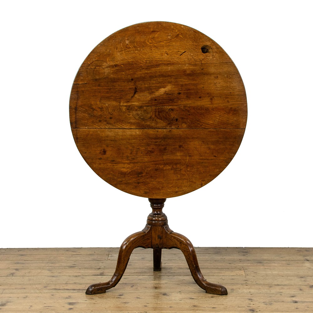 Antique Oak Tilt Top Table