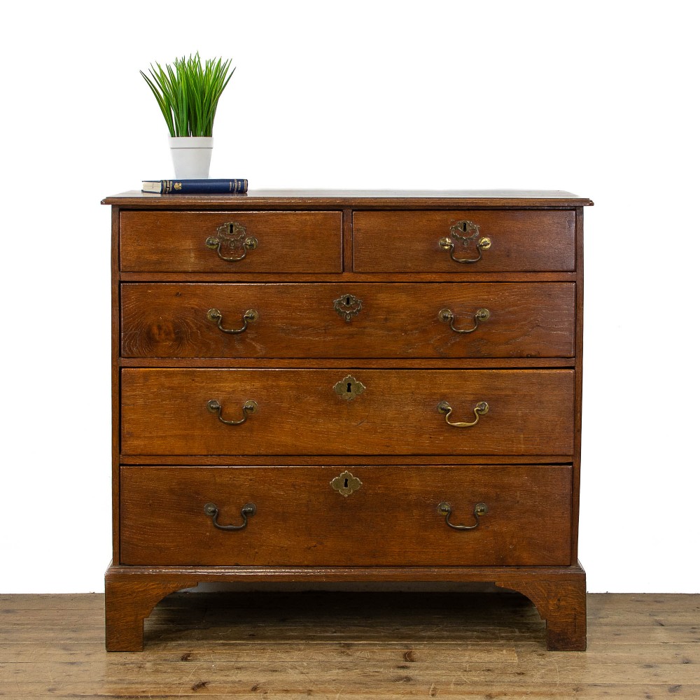 Georgian Antique Oak Chest of Drawers