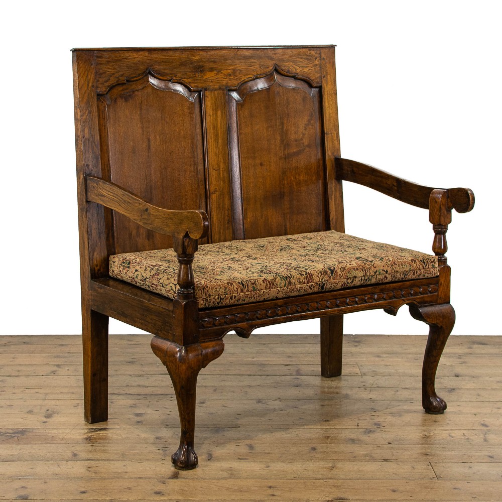 Victorian Antique Oak Settle