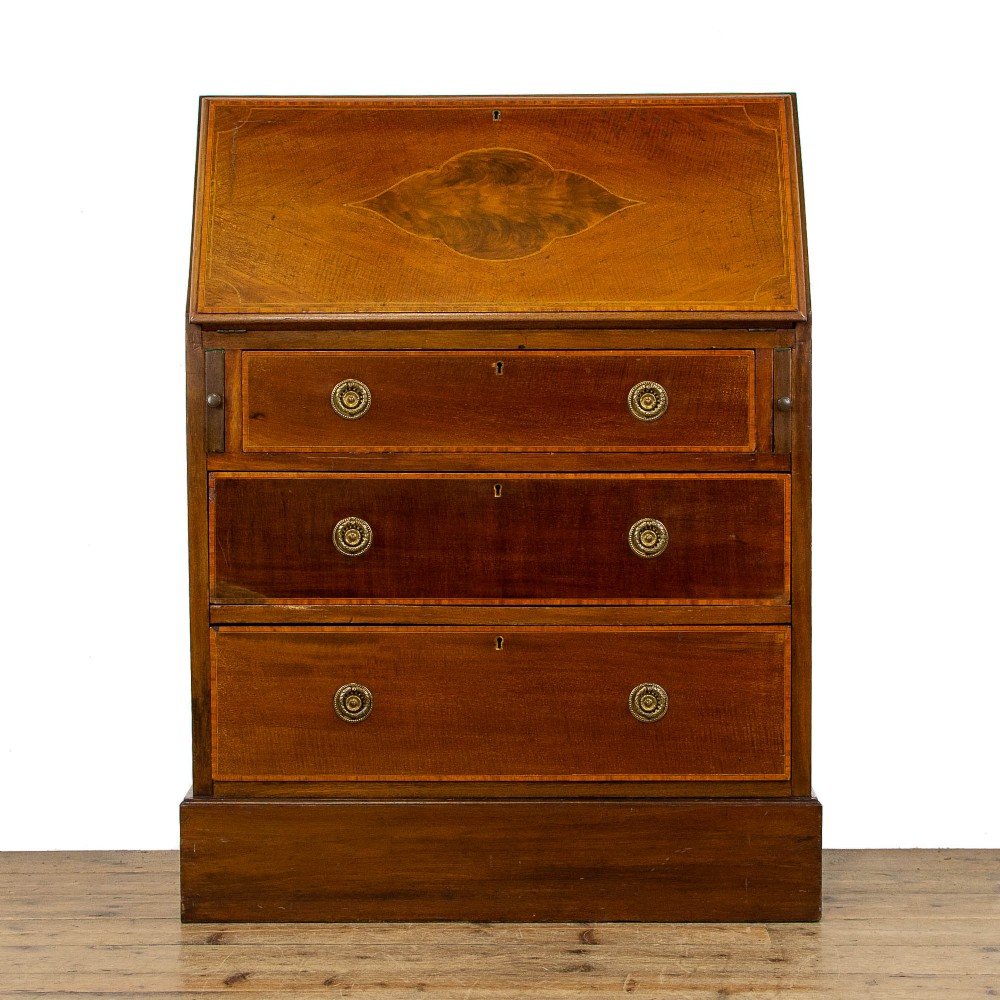 Edwardian Antique Mahogany Bureau