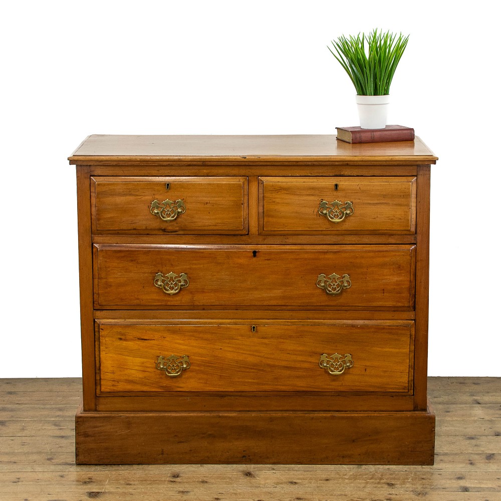 Antique Satin Walnut Chest of Drawers