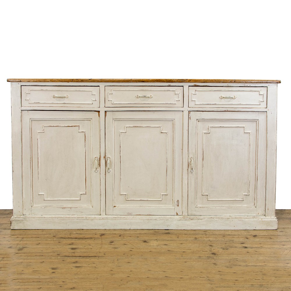 Antique White Painted Dresser Base