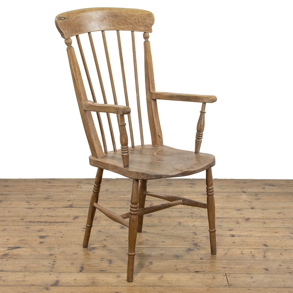 Antique Elm Windsor Armchair