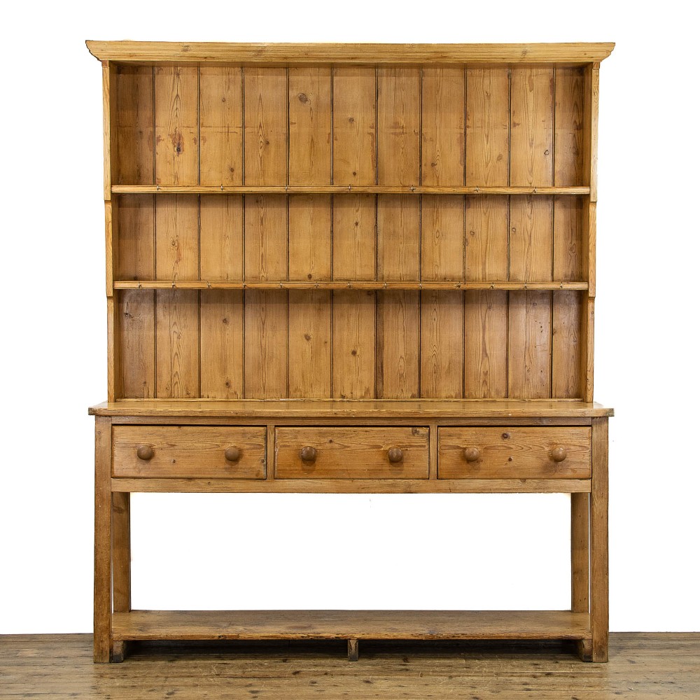 Victorian Antique Pine Welsh Dresser