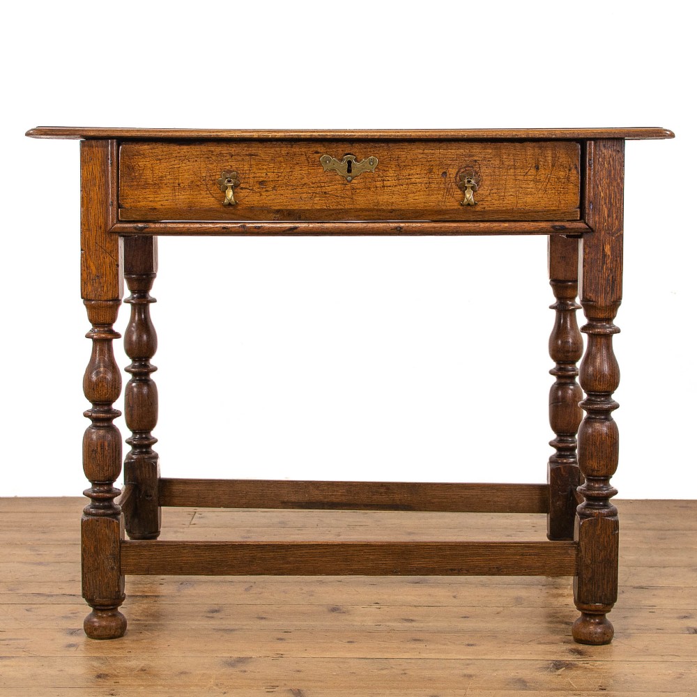 Georgian Antique Oak Side Table