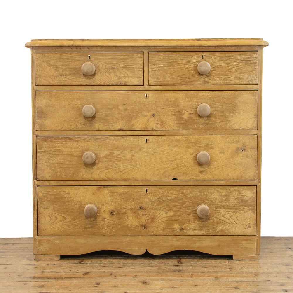 Victorian Antique Pine Chest of Drawers