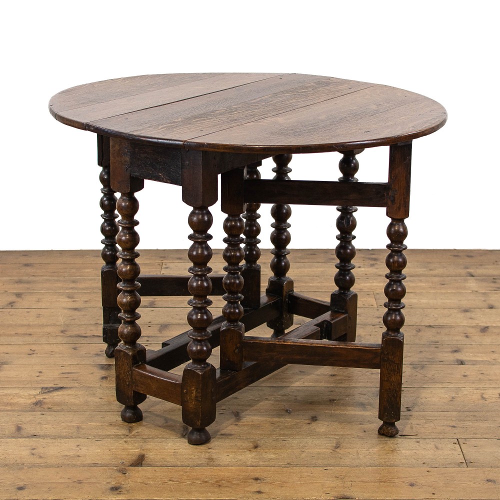Small 18th Century Antique Oak Gateleg Table