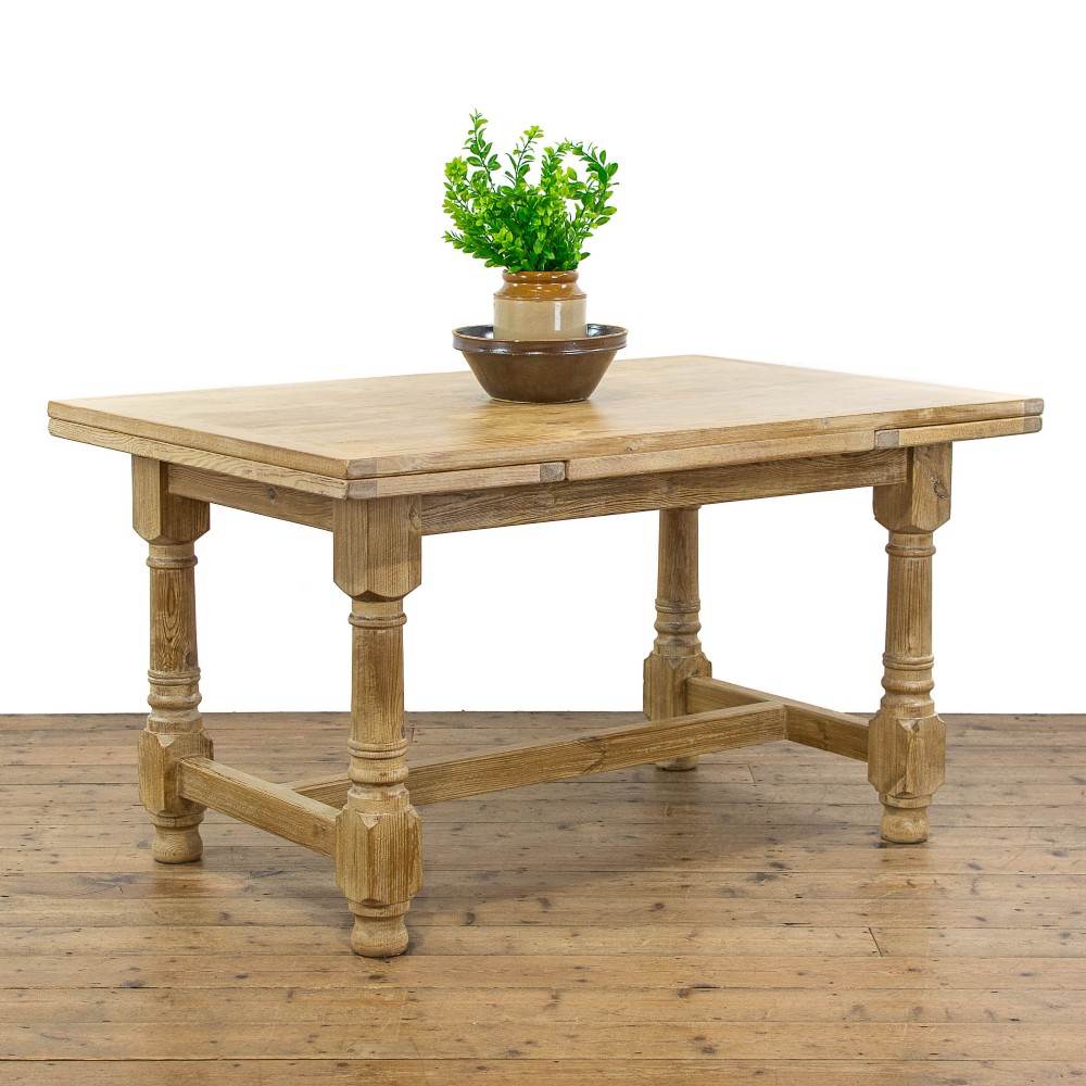 Extendable Antique Pine Dining Table