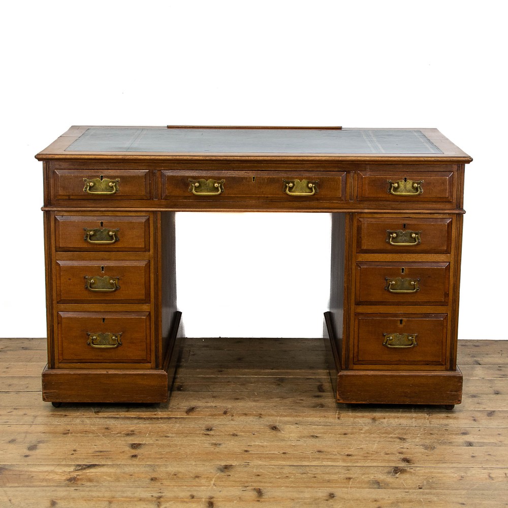 Antique Mahogany Pedestal Desk