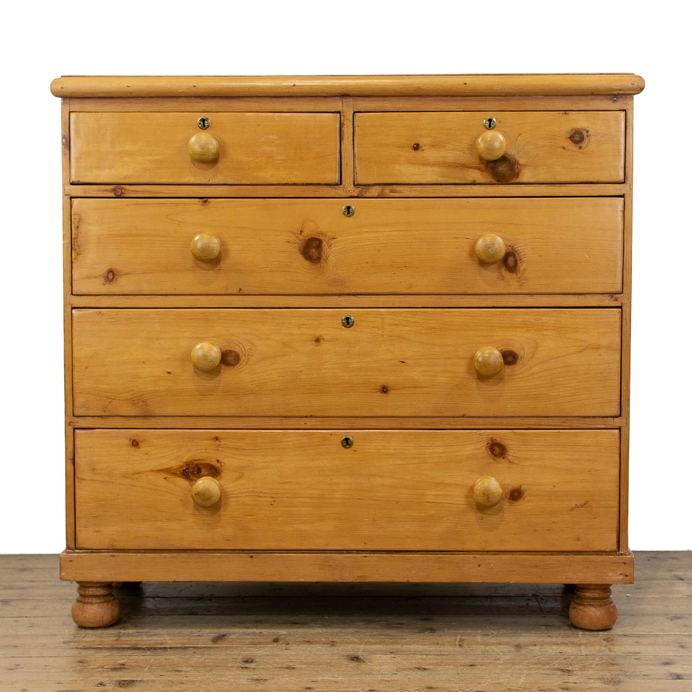 Victorian Antique Pine Chest of Drawers