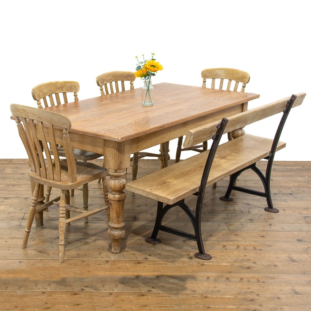 Victorian Antique Pine Work Table 
