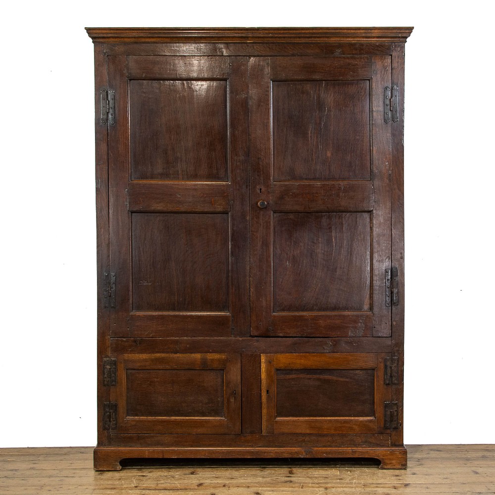 Early 18th Century Antique Oak Vestment Cupboard