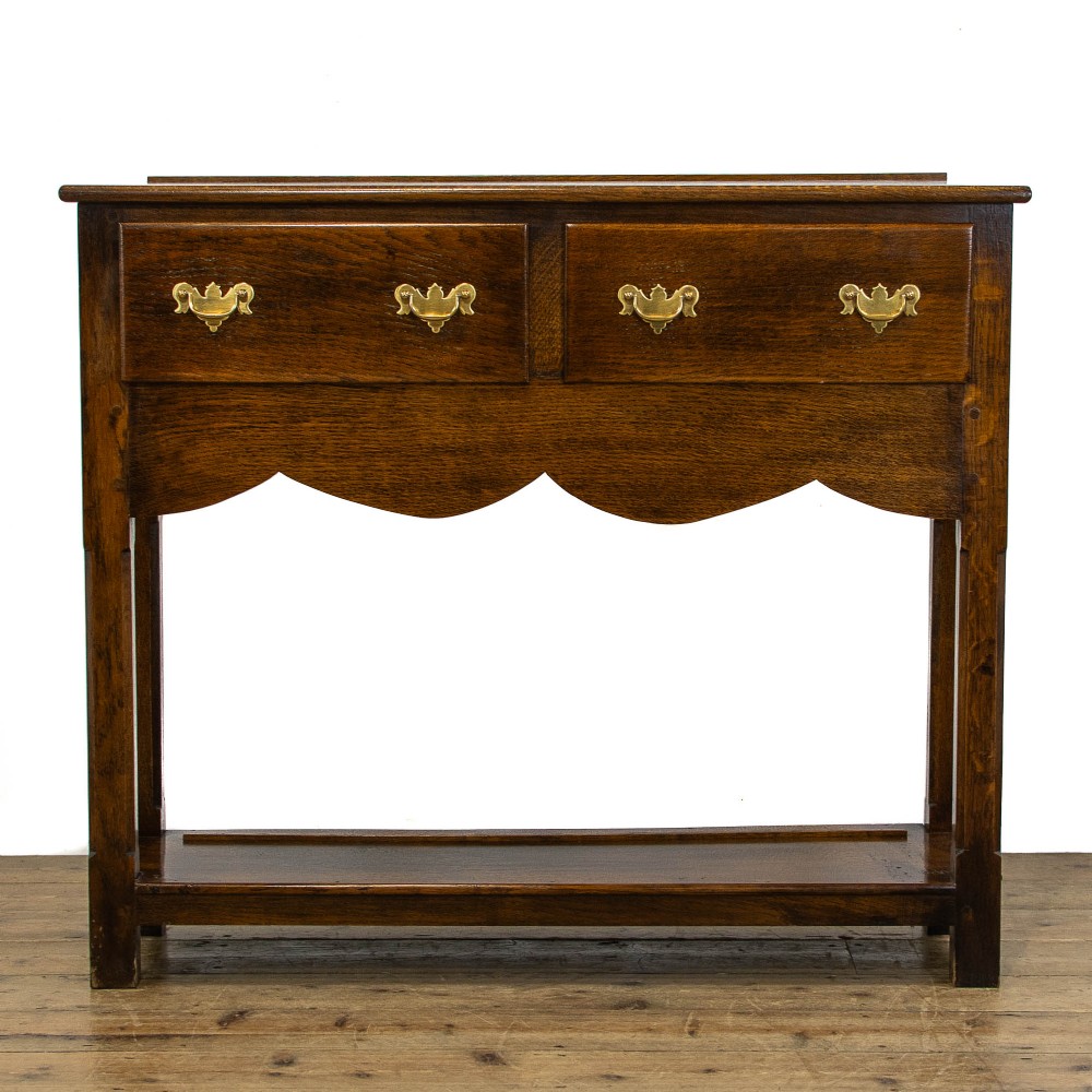 Small Antique Oak Dresser Base