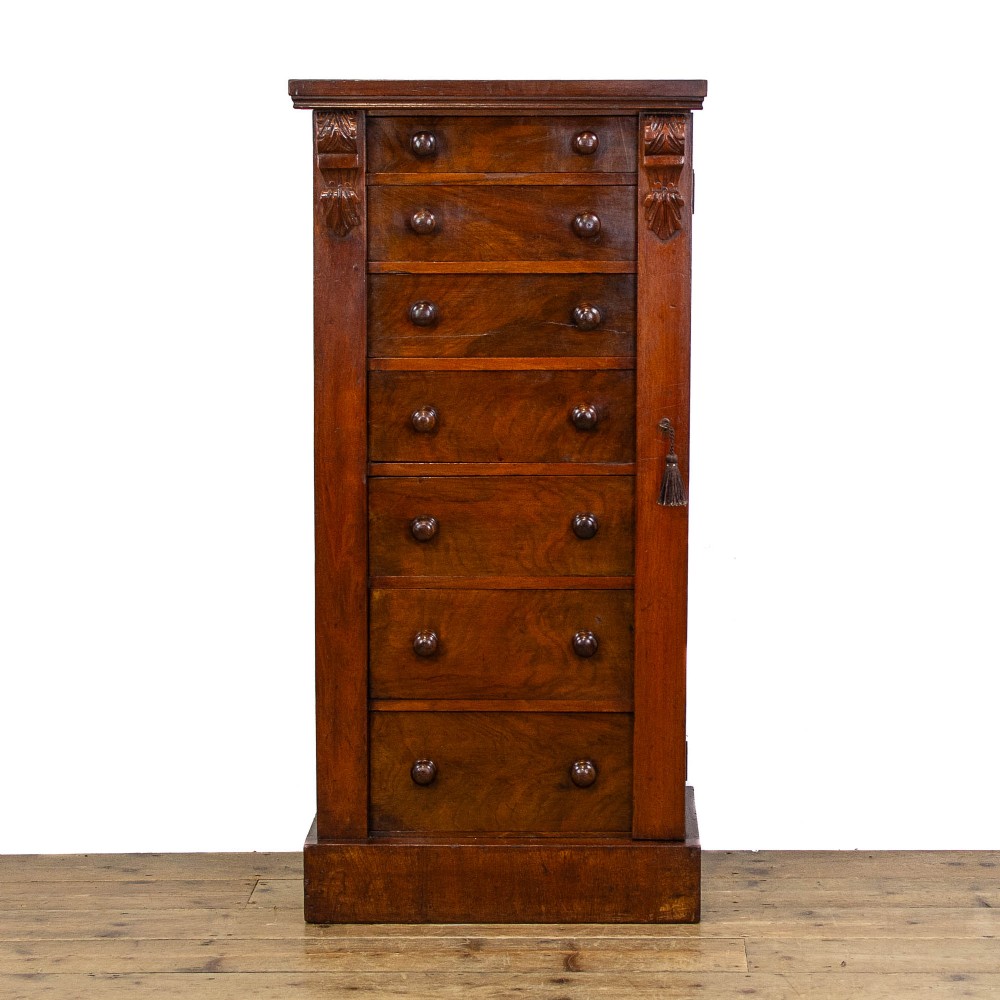 Antique Mahogany Wellington Chest