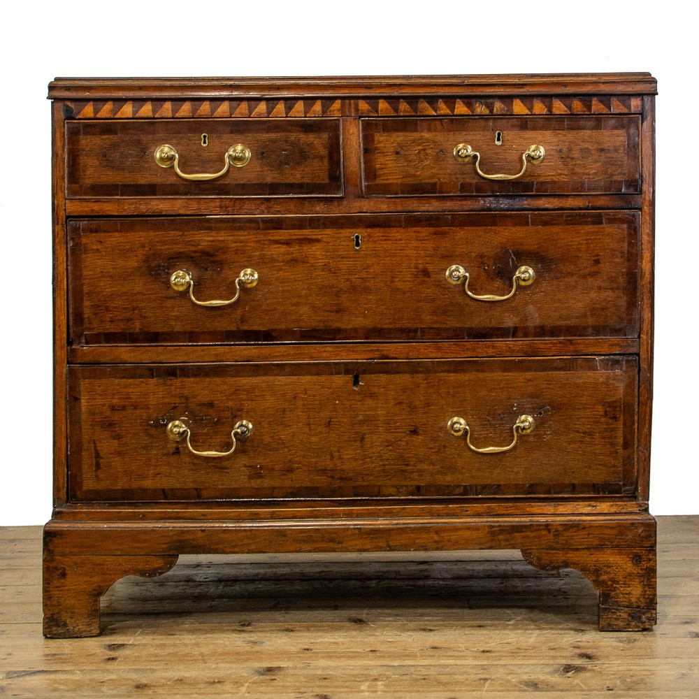 Georgian Antique Oak Chest of Drawers