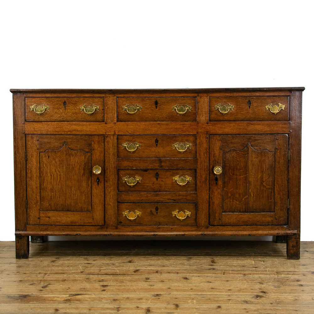 Antique Welsh Oak Dresser Base