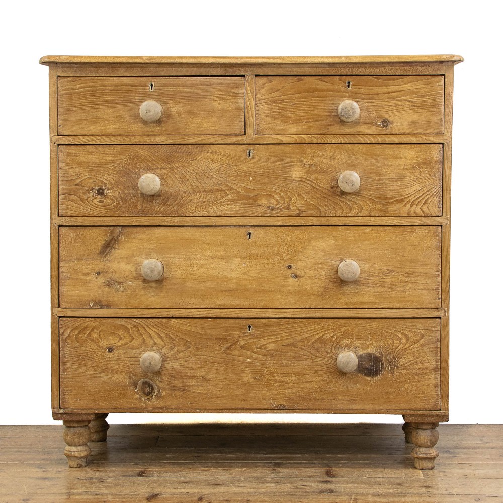 Victorian Antique Pine Chest of Drawers