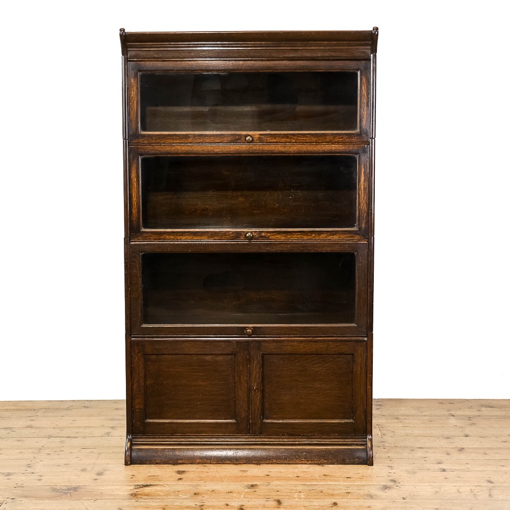 Antique Globe Wernicke Style Bookcase