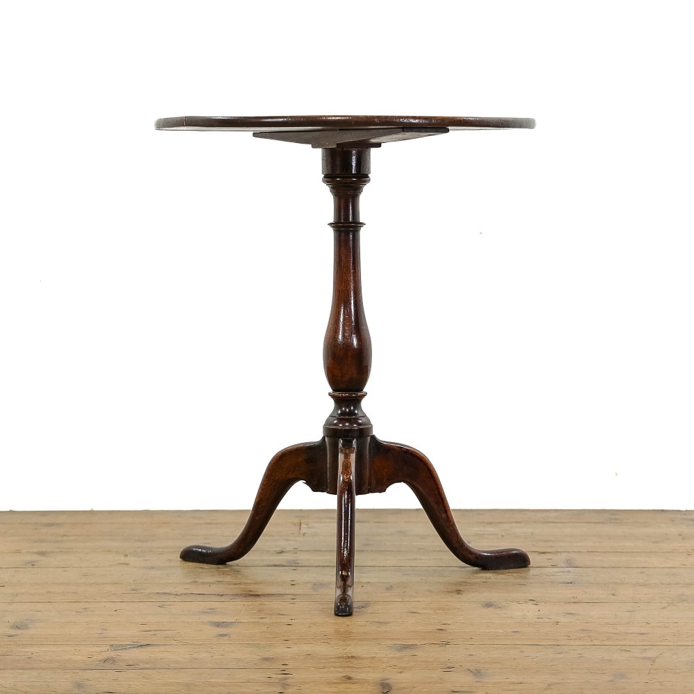 Antique Georgian Oak Tripod Table