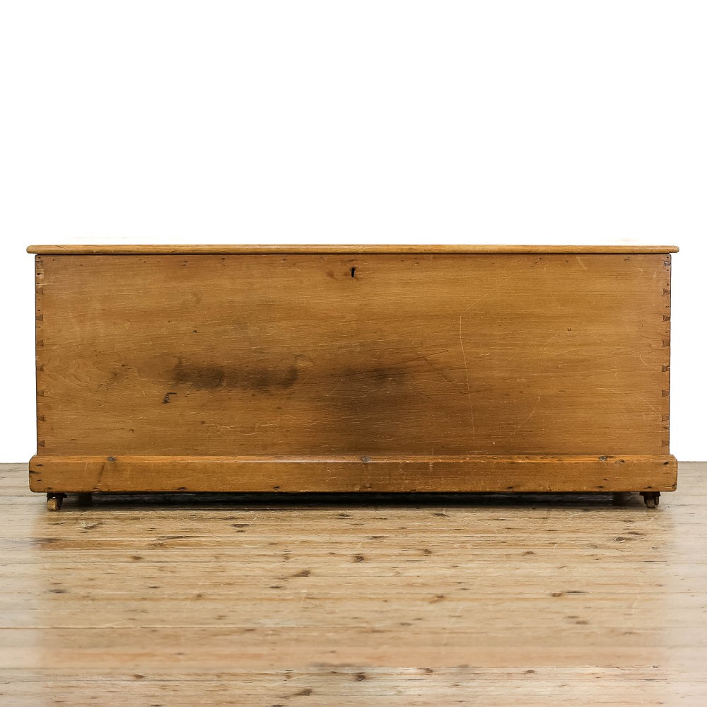 Large Antique Pine Trunk 