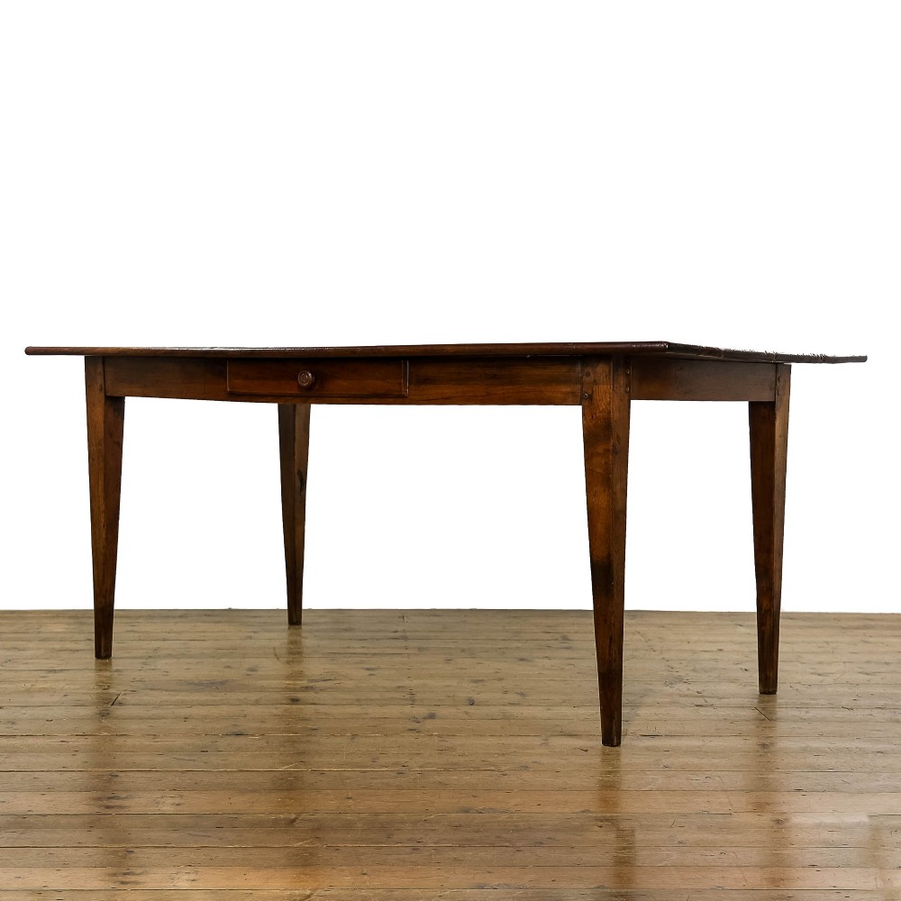 Antique Fruitwood French Farmhouse Kitchen Table