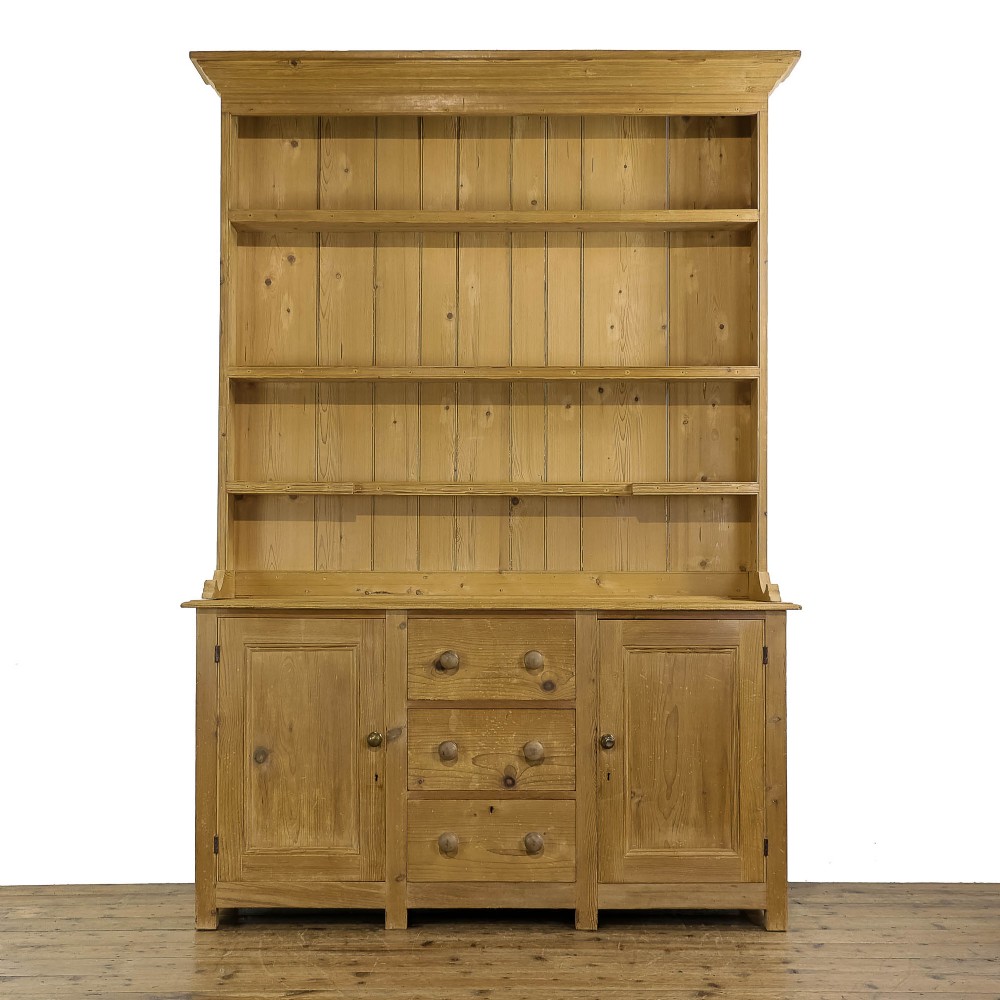 Antique Victorian Pine Kitchen Dresser