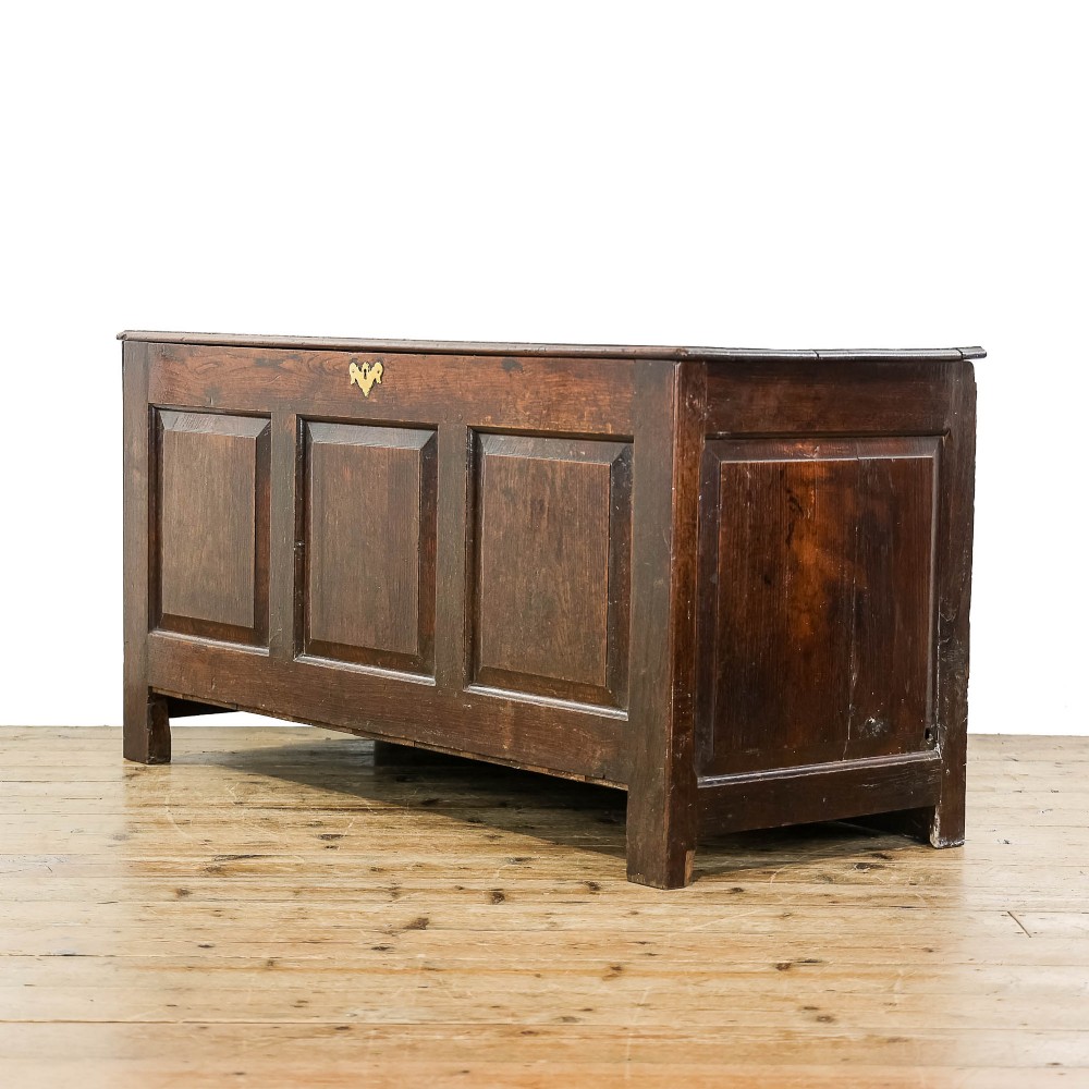 Antique 18th Century Welsh Oak Coffer 