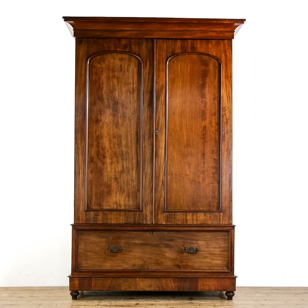 Antique Victorian Mahogany Wardrobe