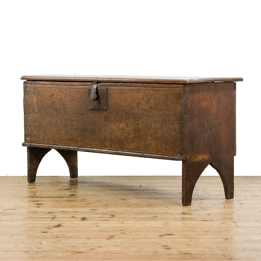Antique 17th Century Six Plank Oak Chest