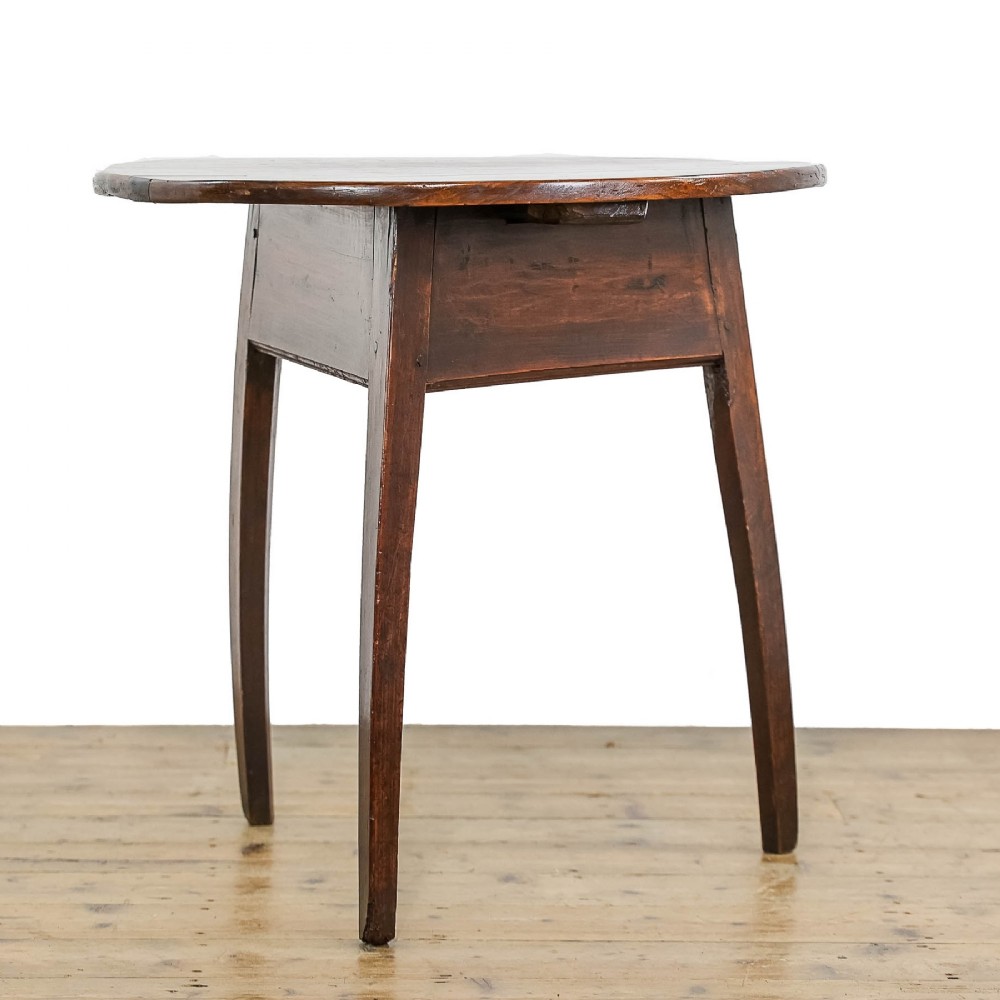 Antique 19th Century Elm Cricket Table