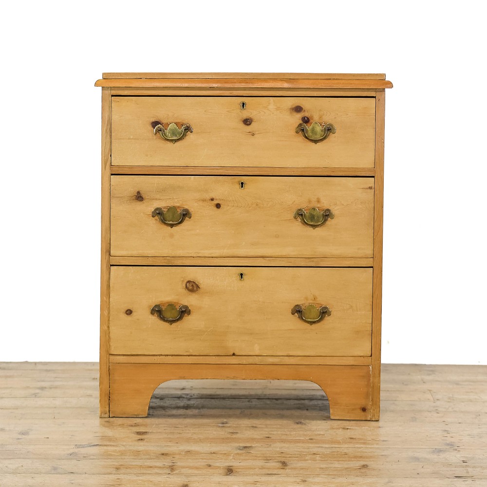 Small Antique Victorian Pine Chest of Drawers