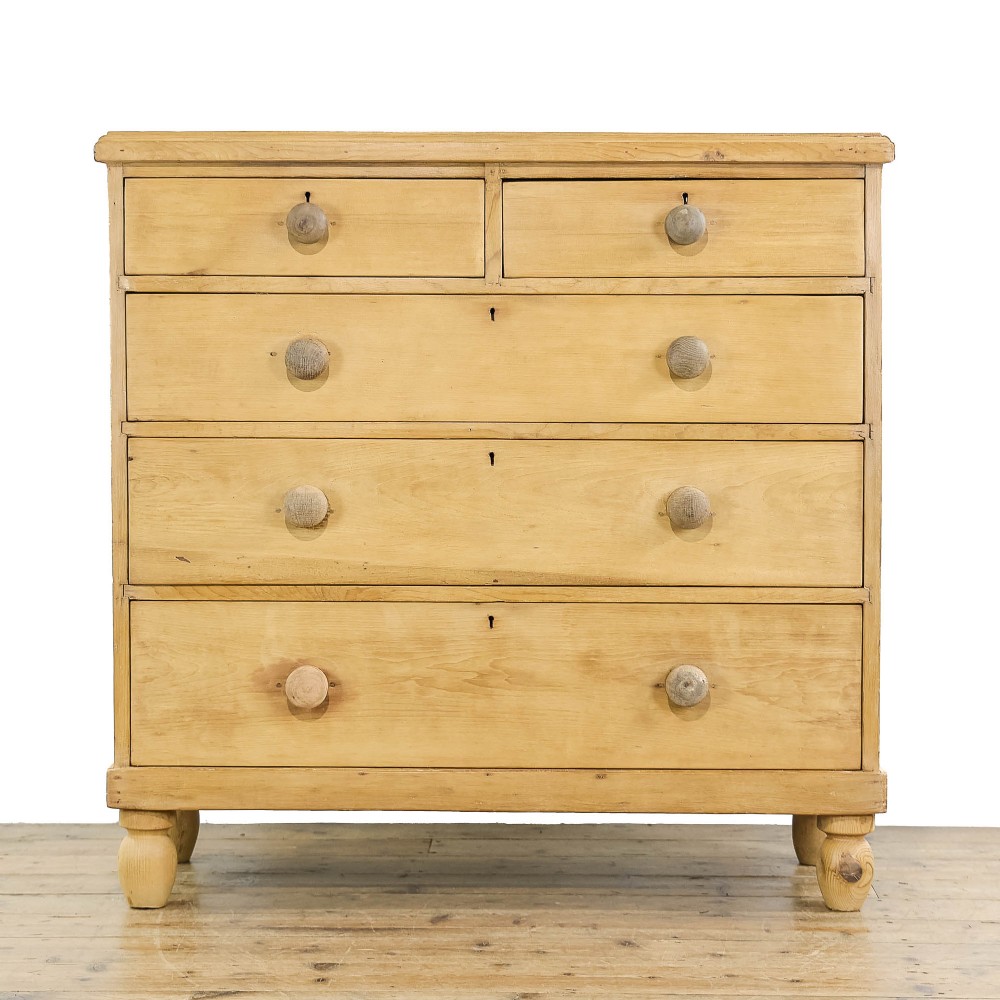 Antique Victorian Pine Chest of Drawers