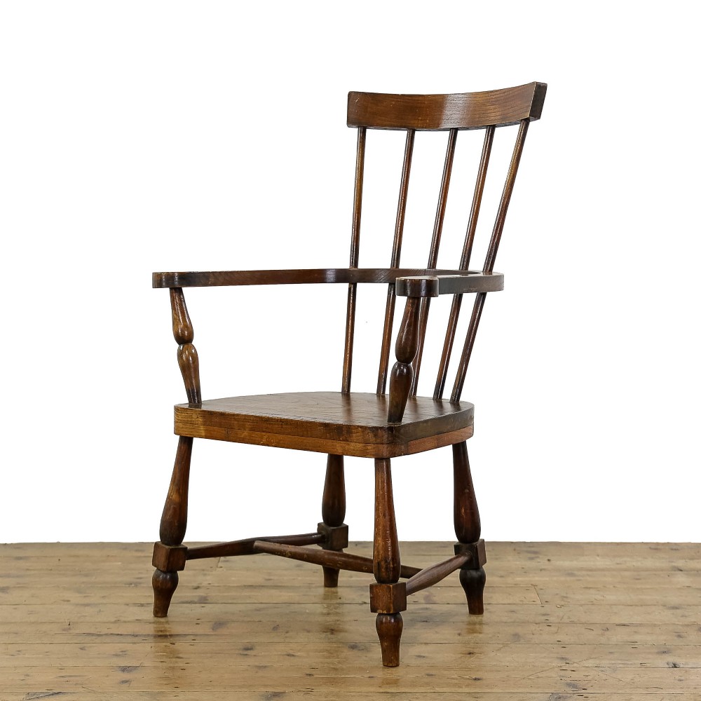 Antique Arts and Crafts Style Stick Chair
