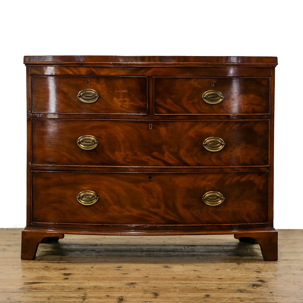 Mahogany Bow Front Chest of Drawers