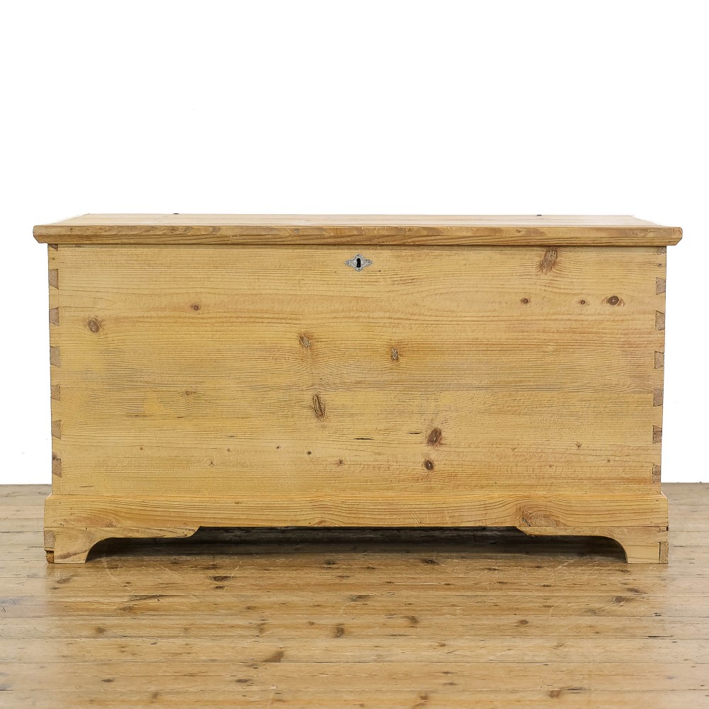 Antique 19th Century Pine Trunk
