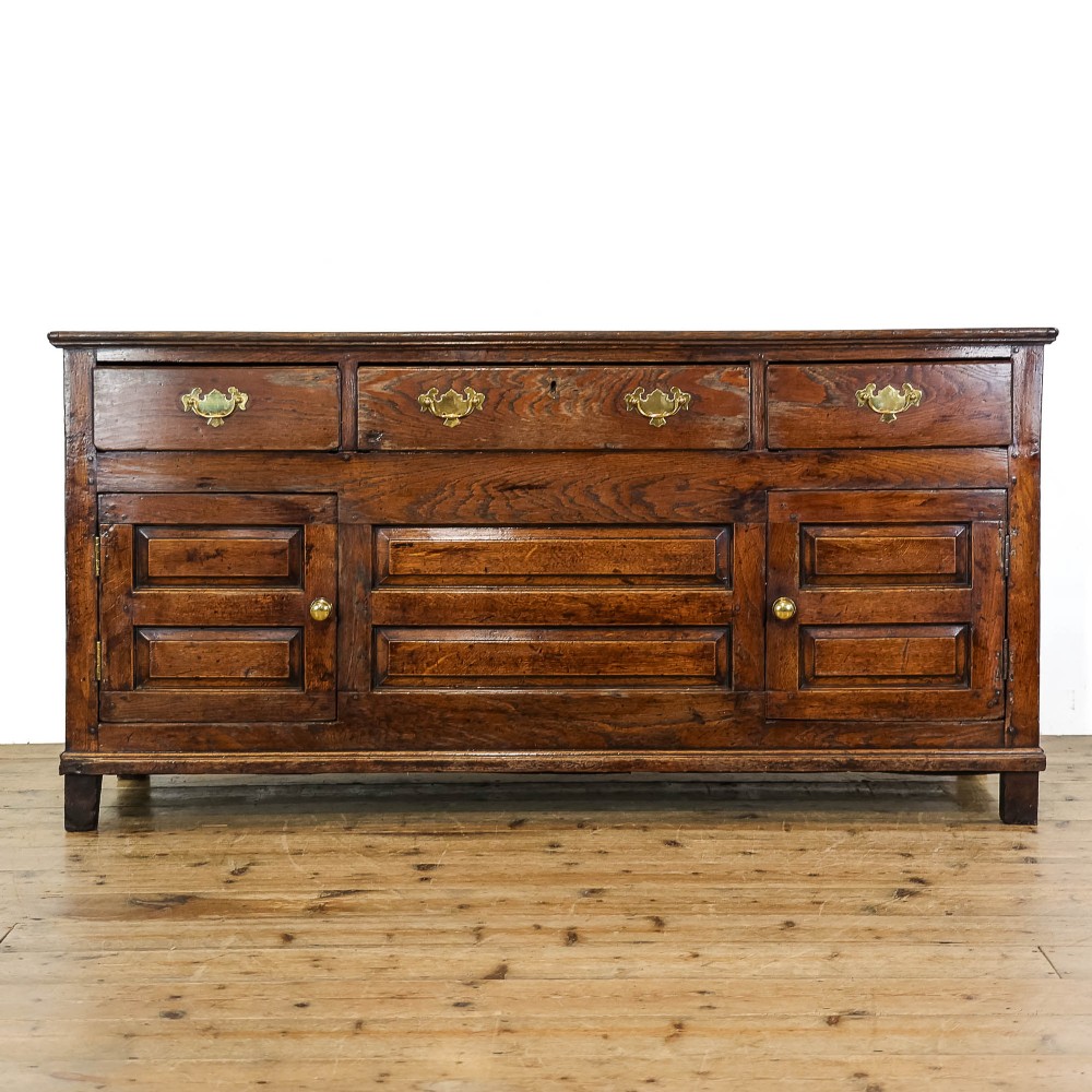 Antique 18th Century Oak Dresser Base