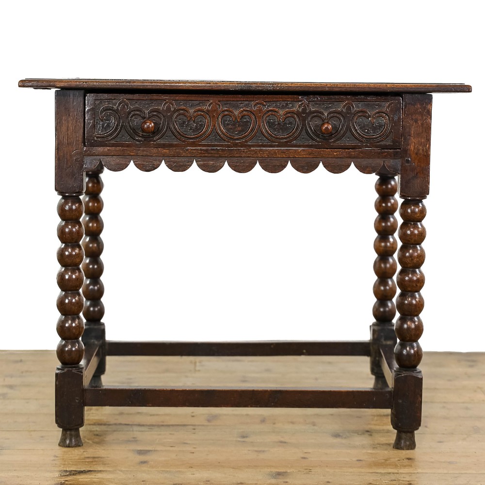 Antique 18th Century Oak Side Table