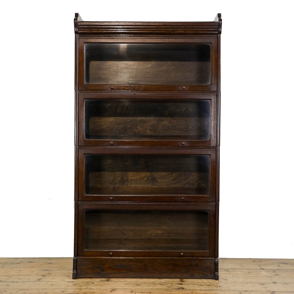 Antique Early 20th century Oak Wernicke Style Bookcase