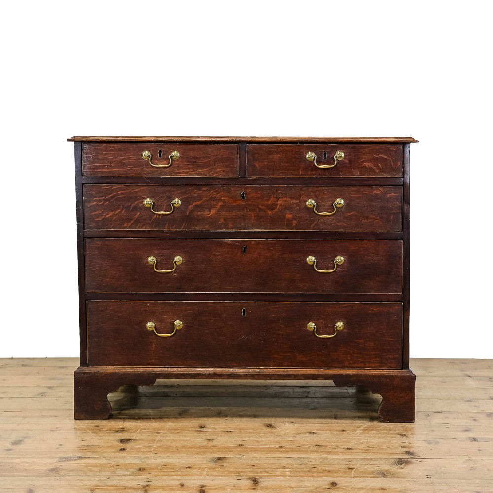 Antique Georgian Oak Chest of Drawers
