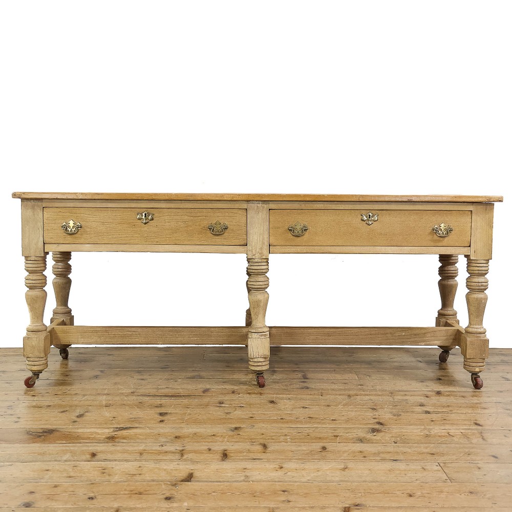 Antique 19th Century Pine Farmhouse Sideboard Table