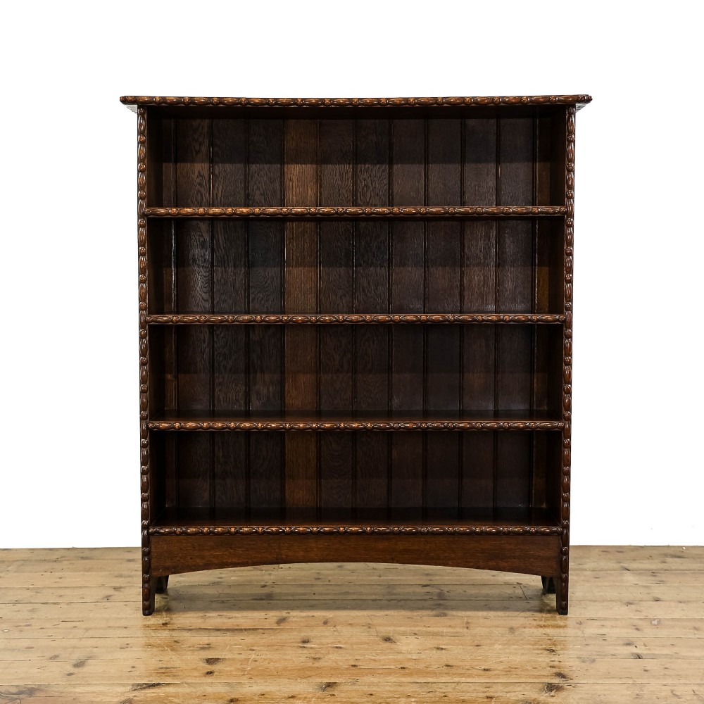 Antique Early 20th Century Oak Bookcase